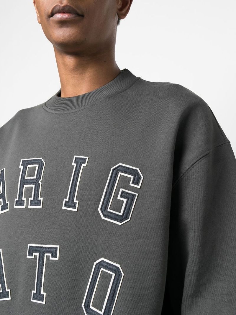 Grey Logo AppliquÃ_x0083_Â© Sweatshirt