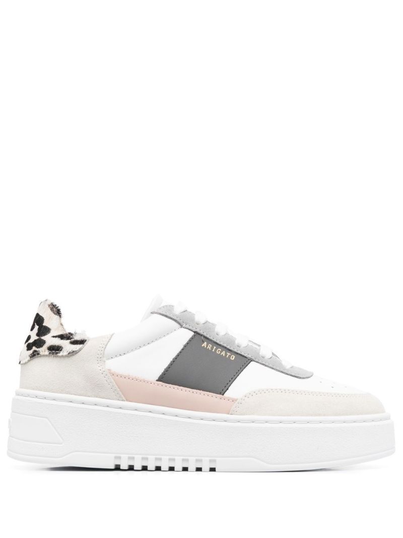 Neutral Orbit Vintage Leather Sneakers