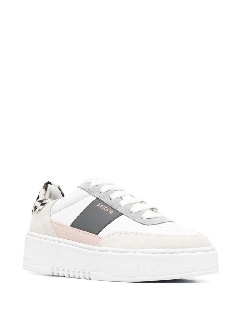 Neutral Orbit Vintage Leather Sneakers
