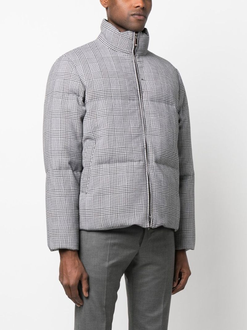 Black Prince of Wales Check Reversible Jacket