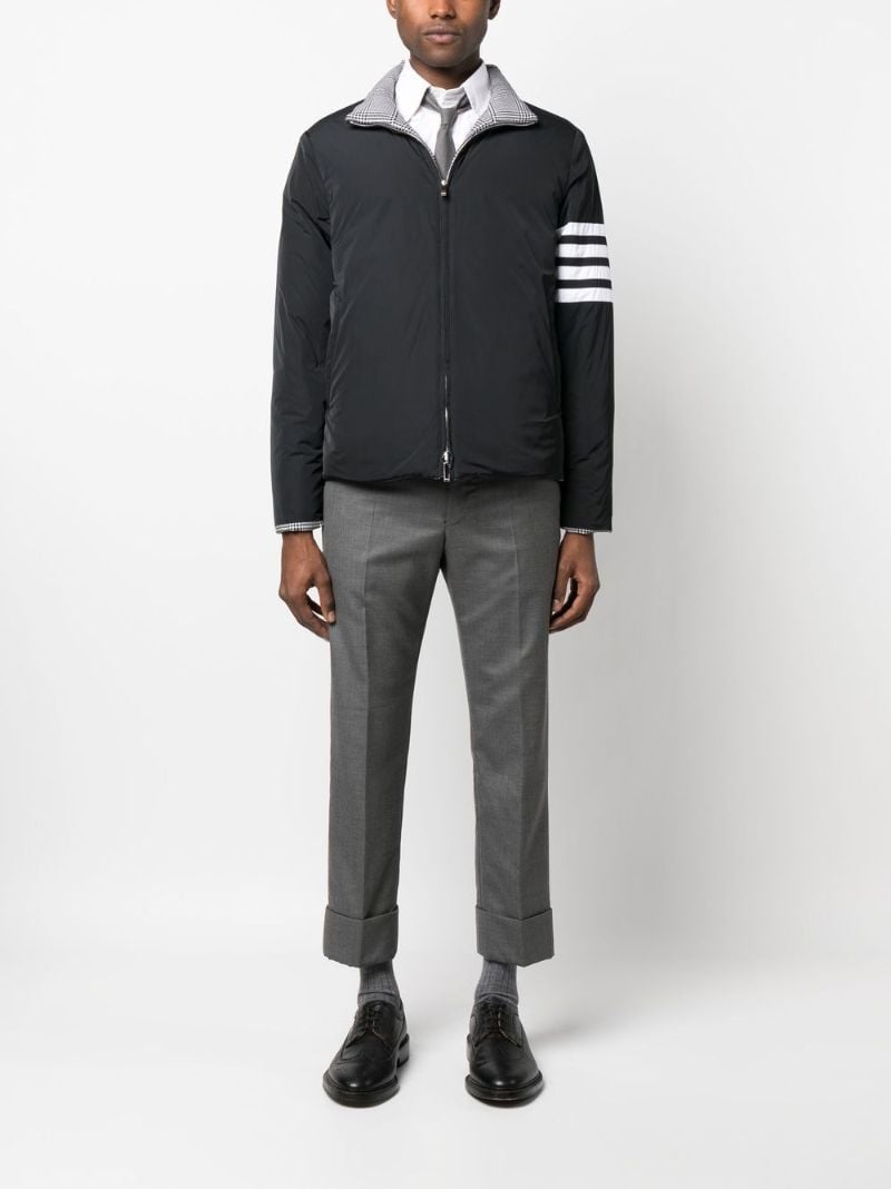 Black Prince of Wales Check Reversible Jacket