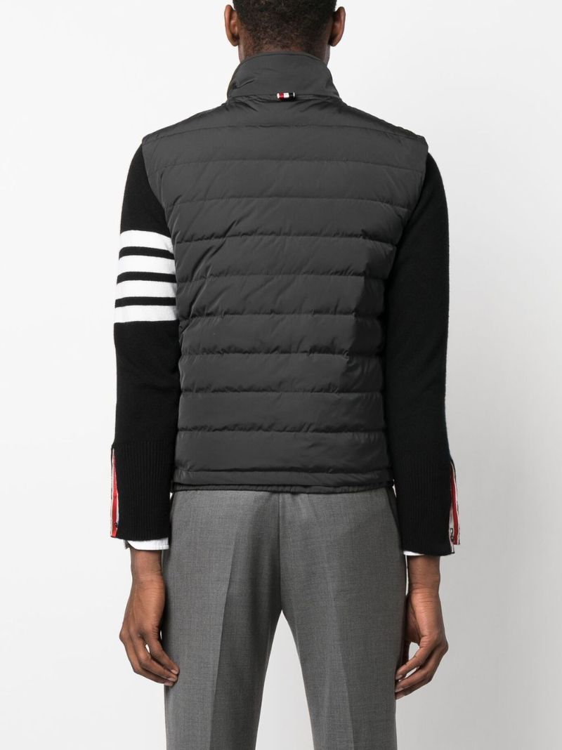 Grey 4-bar Padded Gilet