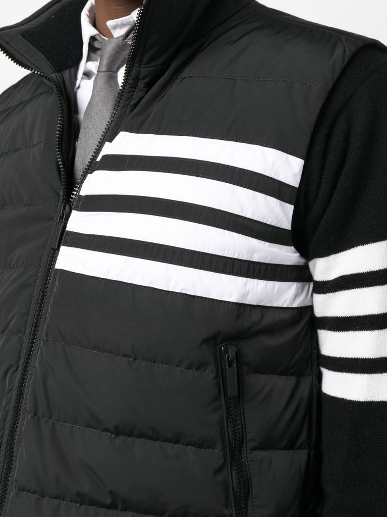 Grey 4-bar Padded Gilet