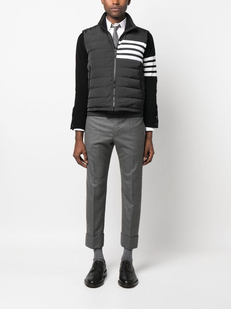 Grey 4-bar Padded Gilet