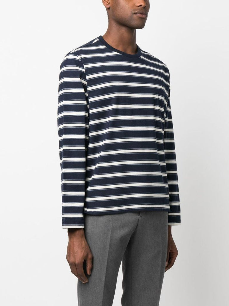 Blue Striped Long Sleeved T-shirt