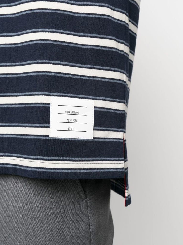 Blue Striped Long Sleeved T-shirt