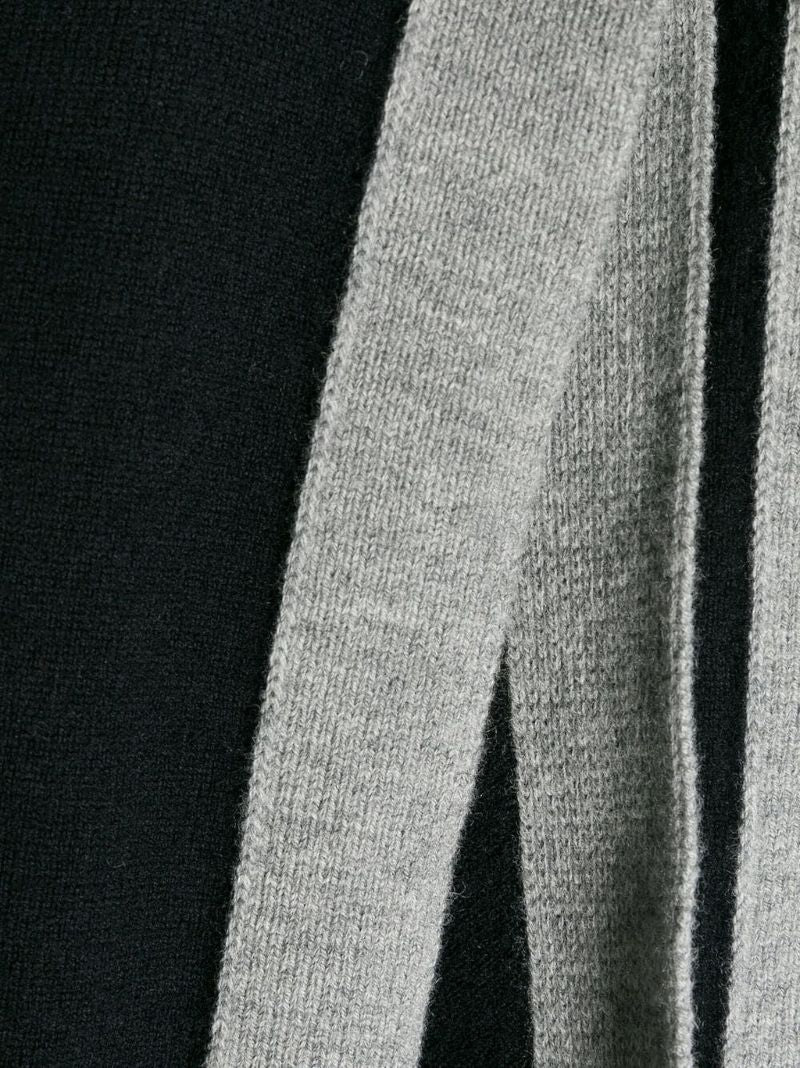Blue 4-bar Wool Scarf