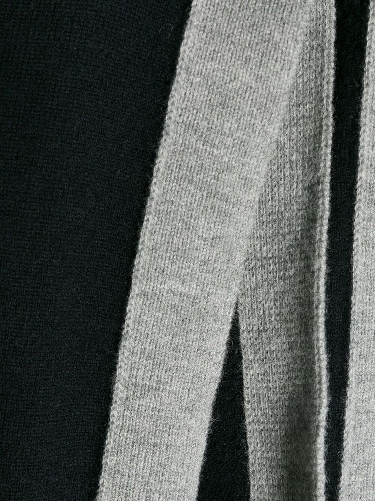 Blue 4-bar Wool Scarf