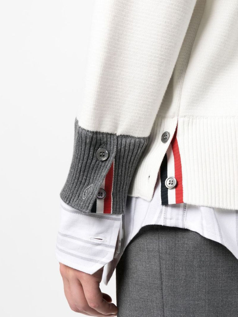 White Knit Layered Sleeveless Cotton Top