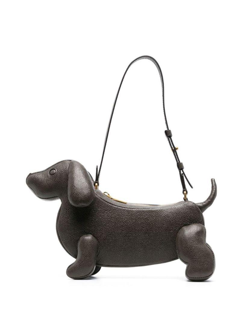 Brown Hector Leather Shoulder Bag