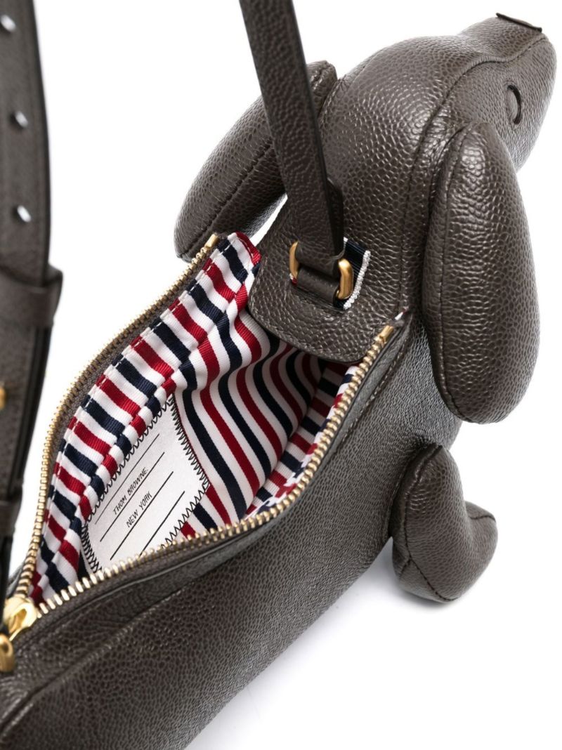 Brown Hector Leather Shoulder Bag
