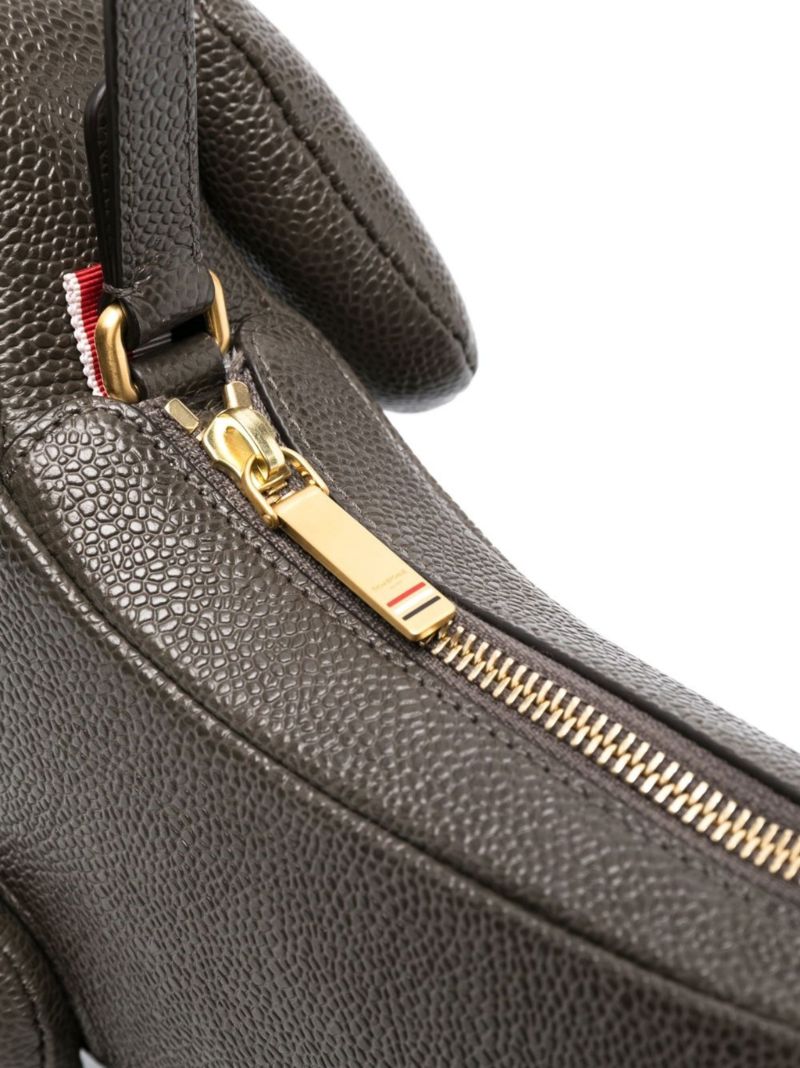 Brown Hector Leather Shoulder Bag