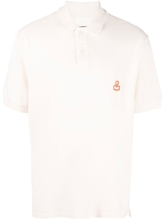 Neutral Logo Cotton Polo Shirt
