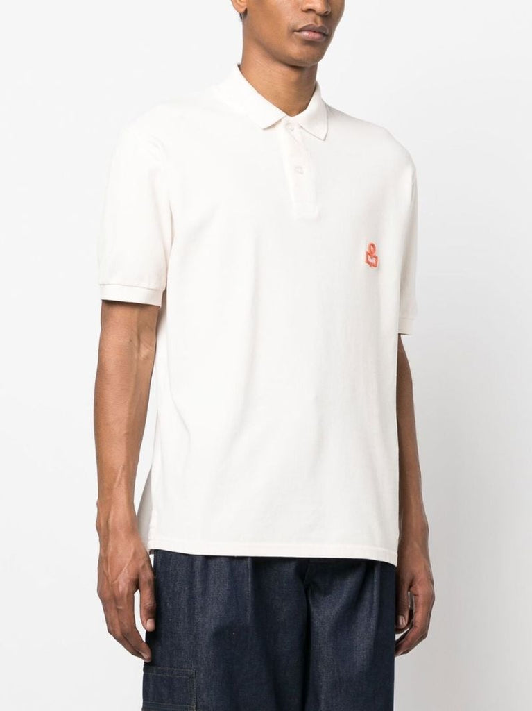 Neutral Logo Cotton Polo Shirt