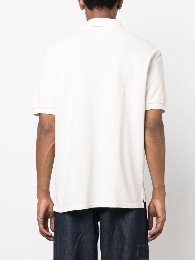 Neutral Logo Cotton Polo Shirt