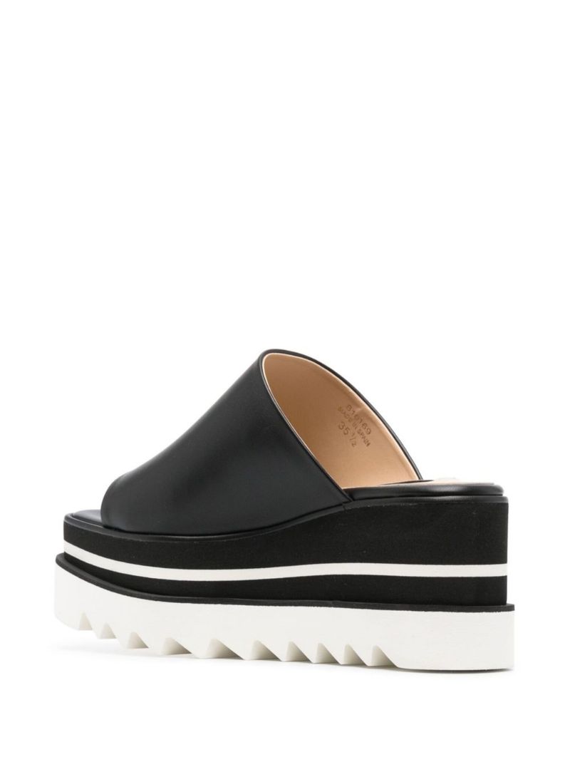 Black Sneak-elyse 80 Platform Slides