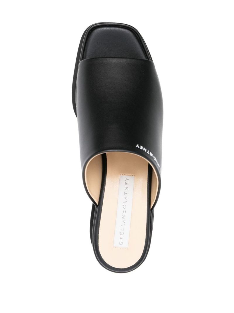 Black Sneak-elyse 80 Platform Slides