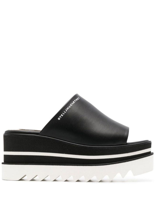 Black Sneak-elyse 80 Platform Slides