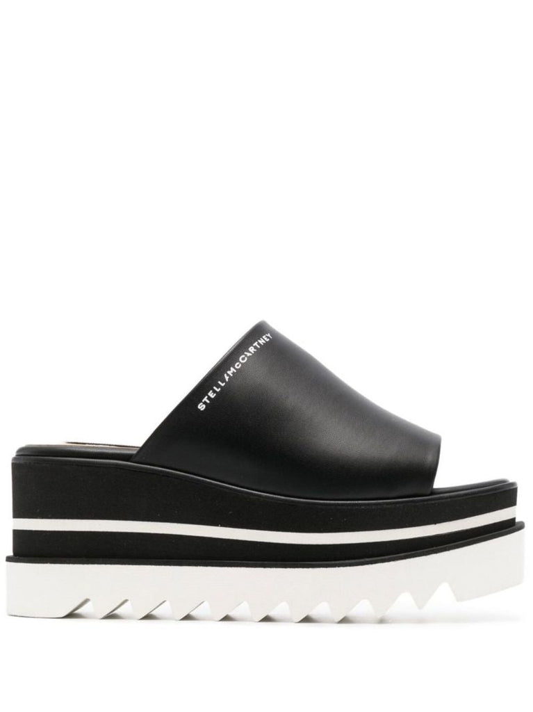 Black Sneak-elyse 80 Platform Slides