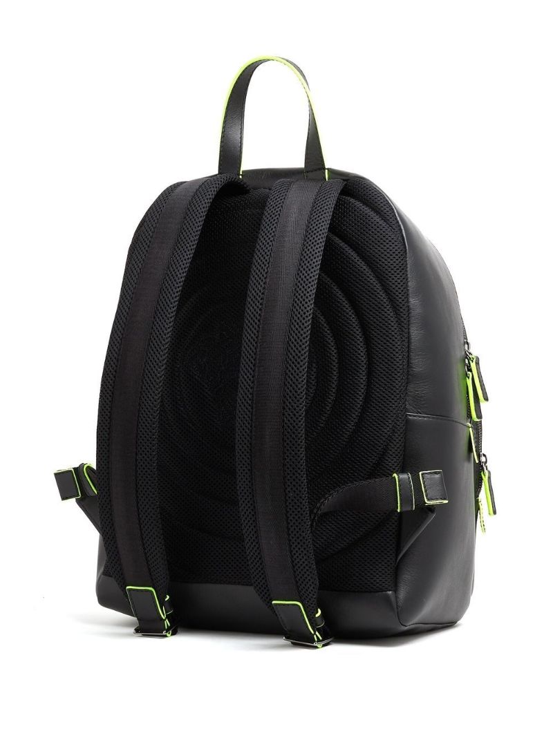 Black Medusa Biggie Leather Backpack