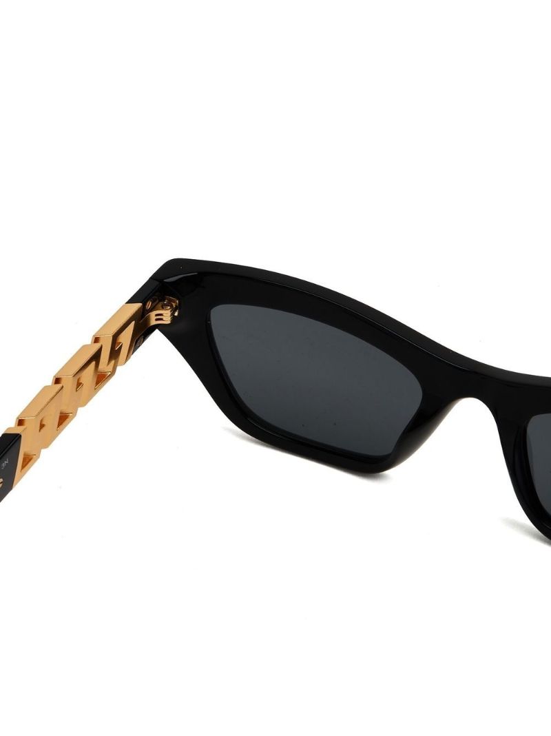 Black La Greca Cat Eye Sunglasses