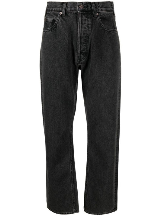 Grey Wesley Straight-leg Jeans