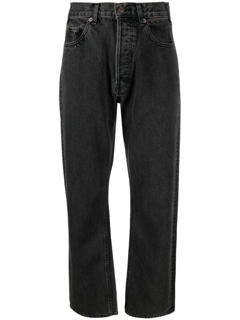 Grey Wesley Straight-leg Jeans