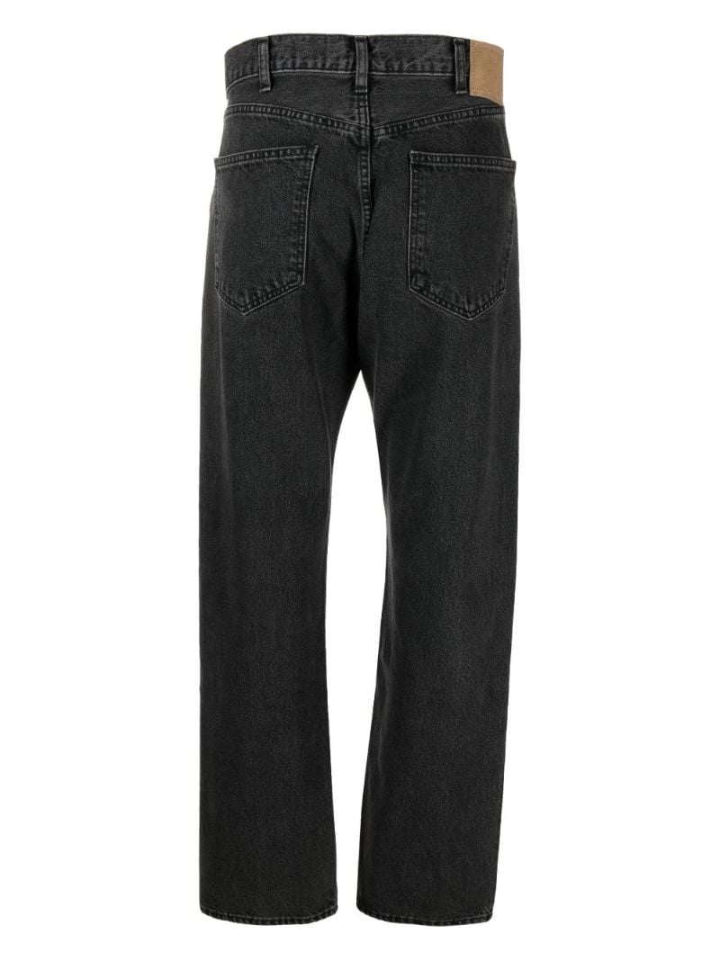 Grey Wesley Straight-leg Jeans