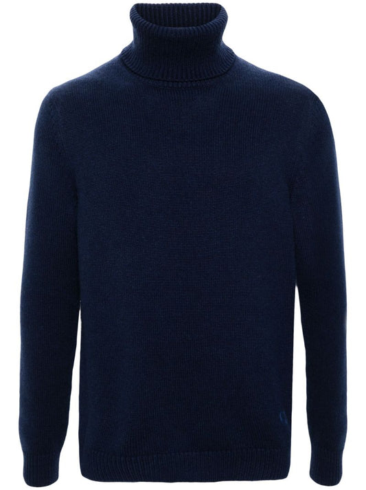 Blue Gg Cashmere Sweater