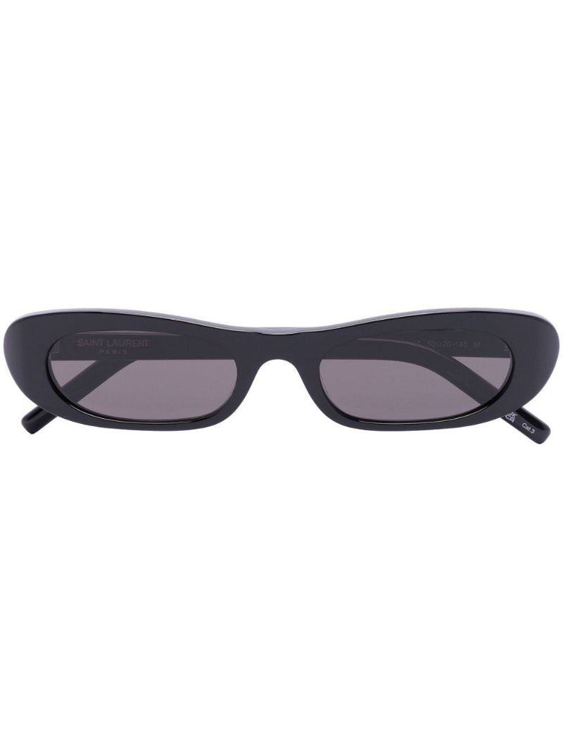Black Oval Sunglasses