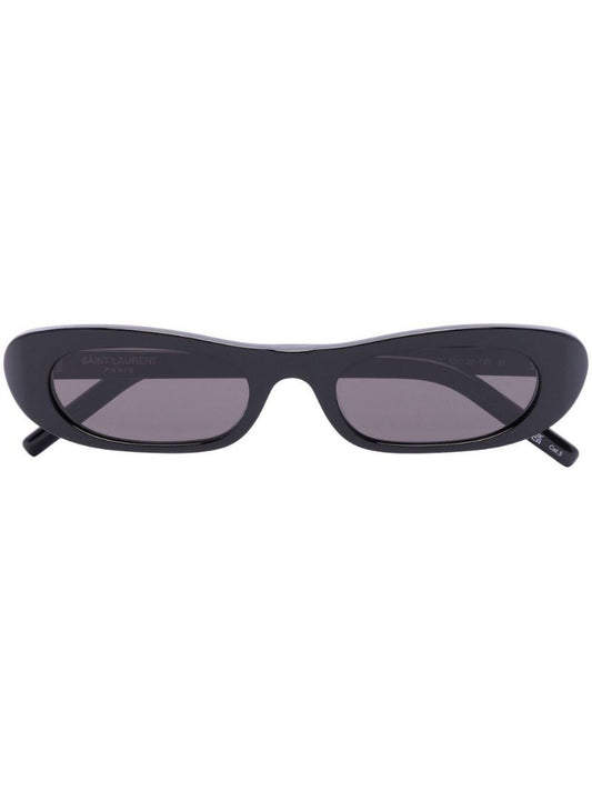 Black Oval Sunglasses