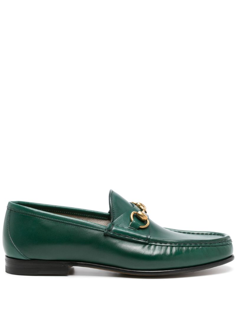 Green 1953 Horsebit Leather Loafers