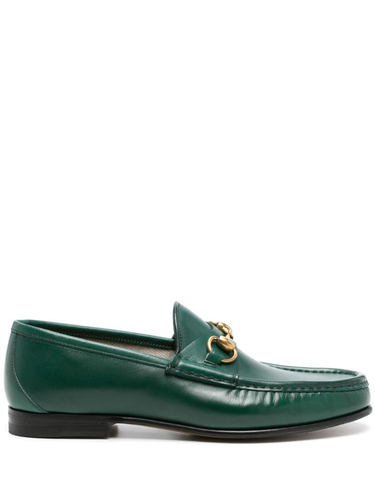 Green 1953 Horsebit Leather Loafers