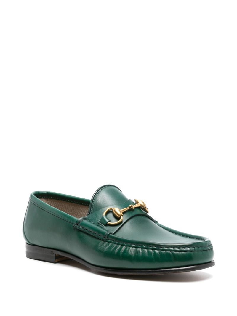 Green 1953 Horsebit Leather Loafers