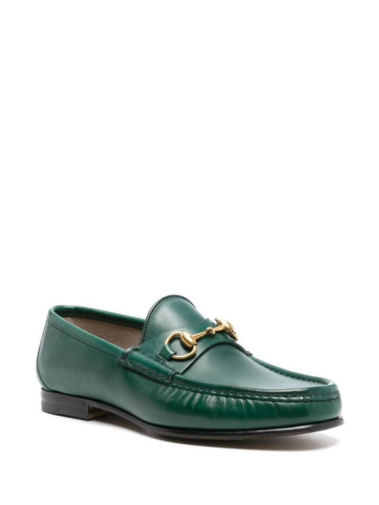 Green 1953 Horsebit Leather Loafers