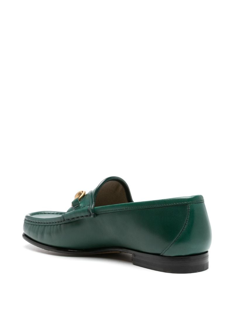 Green 1953 Horsebit Leather Loafers