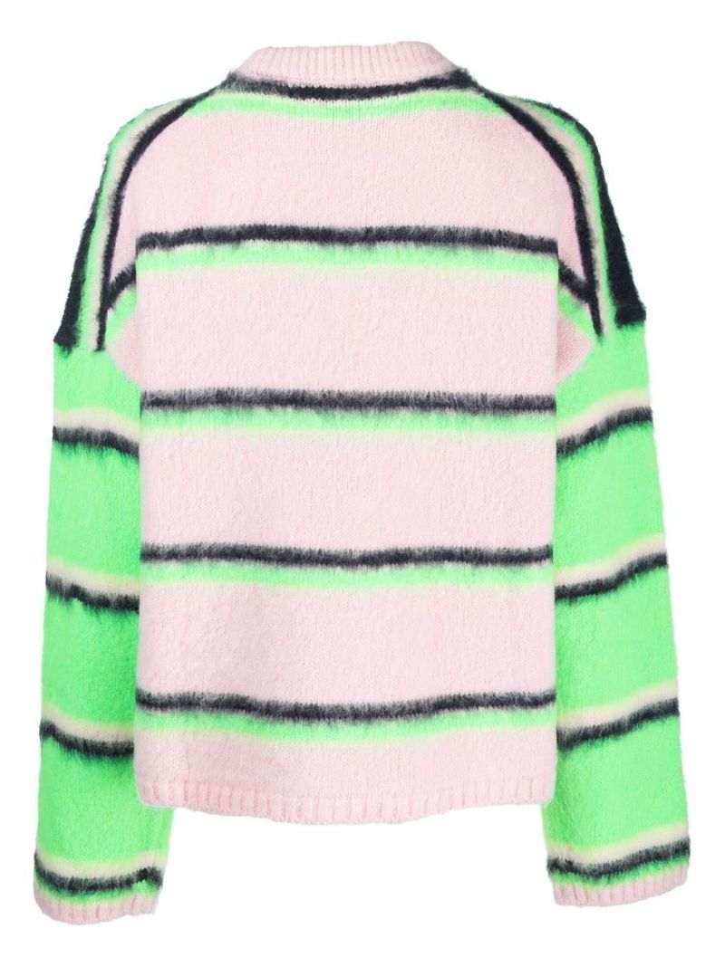 Green Lucs Striped Sweater