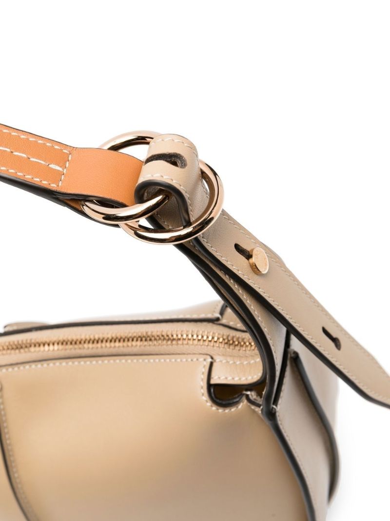 Neutral T Timeless Leather Hobo Bag