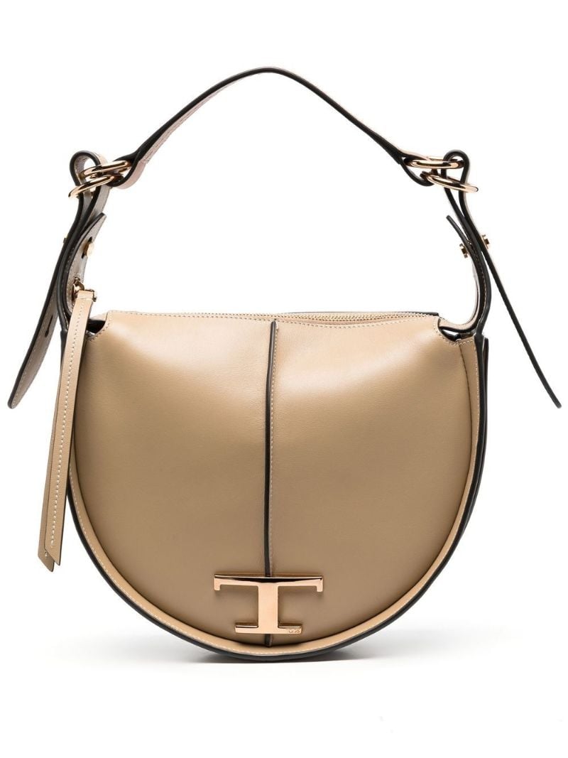 Neutral T Timeless Leather Hobo Bag