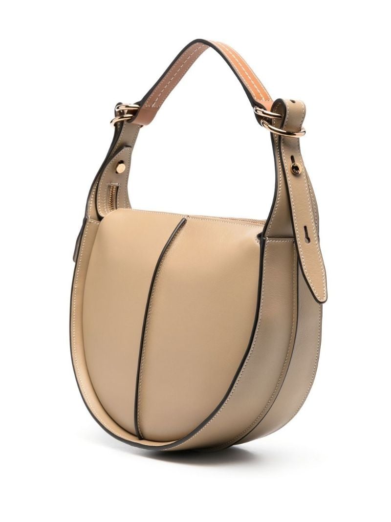 Neutral T Timeless Leather Hobo Bag