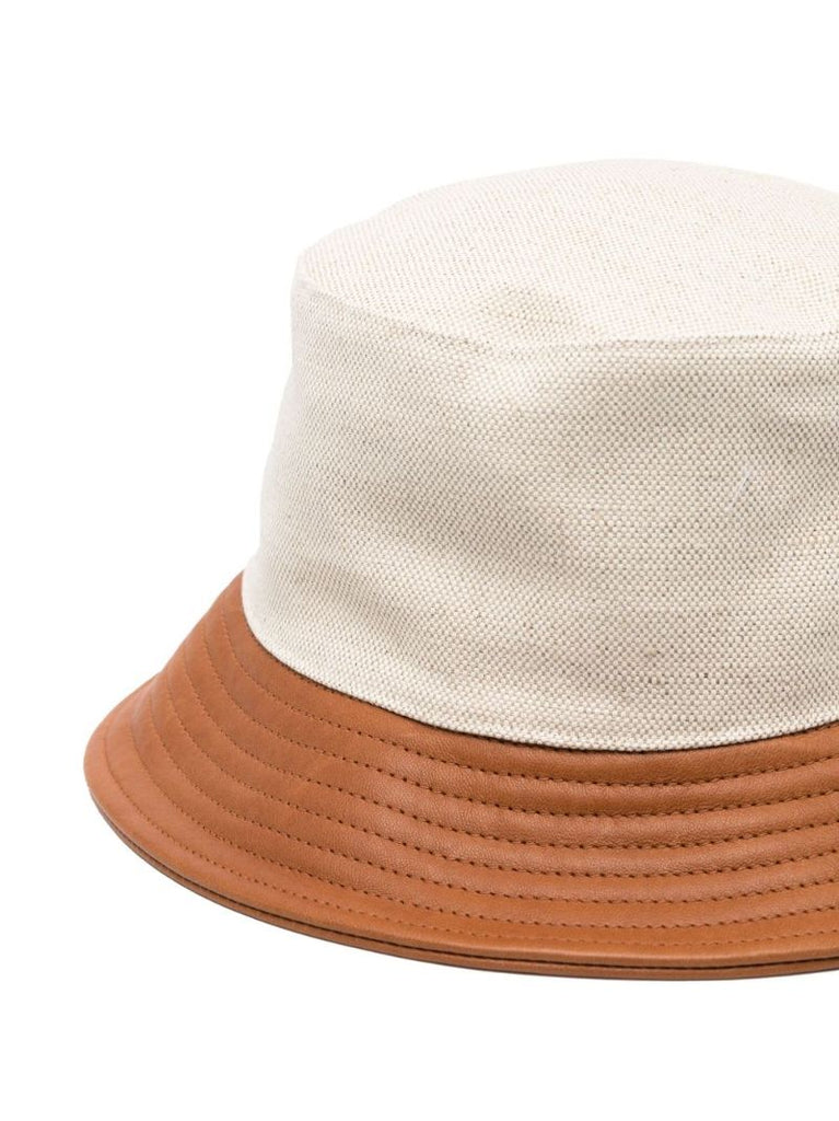 Neutral Logo Embroidered Bucket Hat