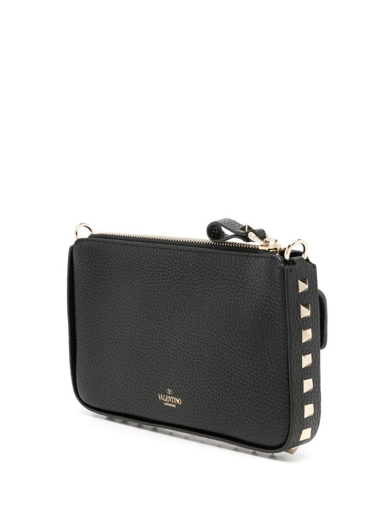 Black Rockstud Chain Link Mini Bag