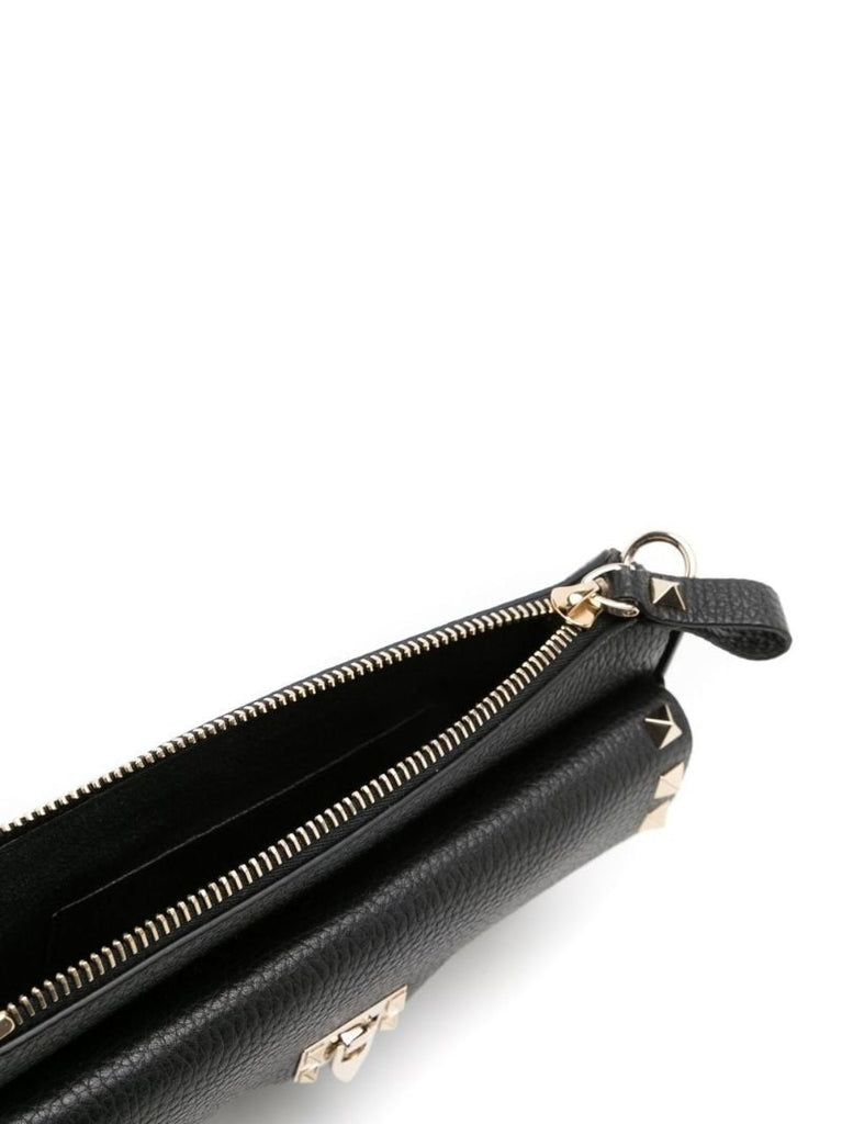 Black Rockstud Chain Link Mini Bag