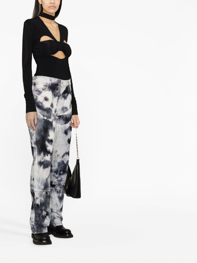 Black Cut-out Top