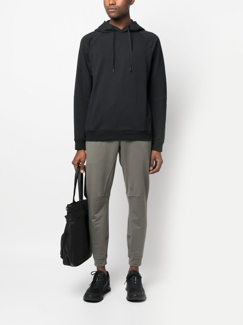 Black City Drawstring Hoodie