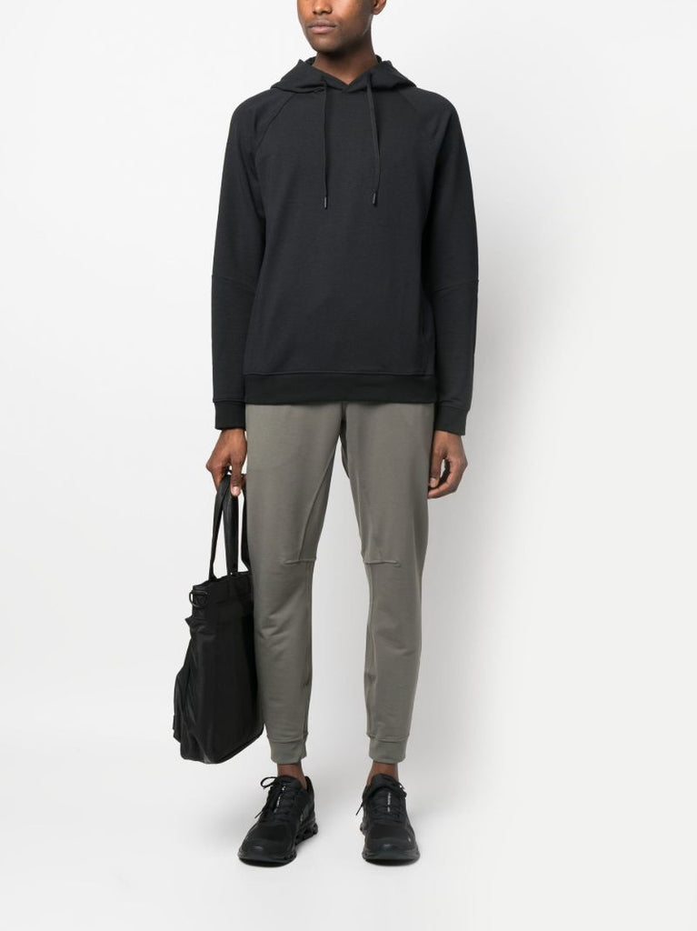 Black City Drawstring Hoodie