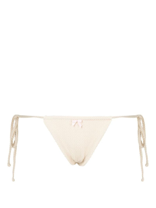 Neutral Tia Seersucker Bikini Bottoms