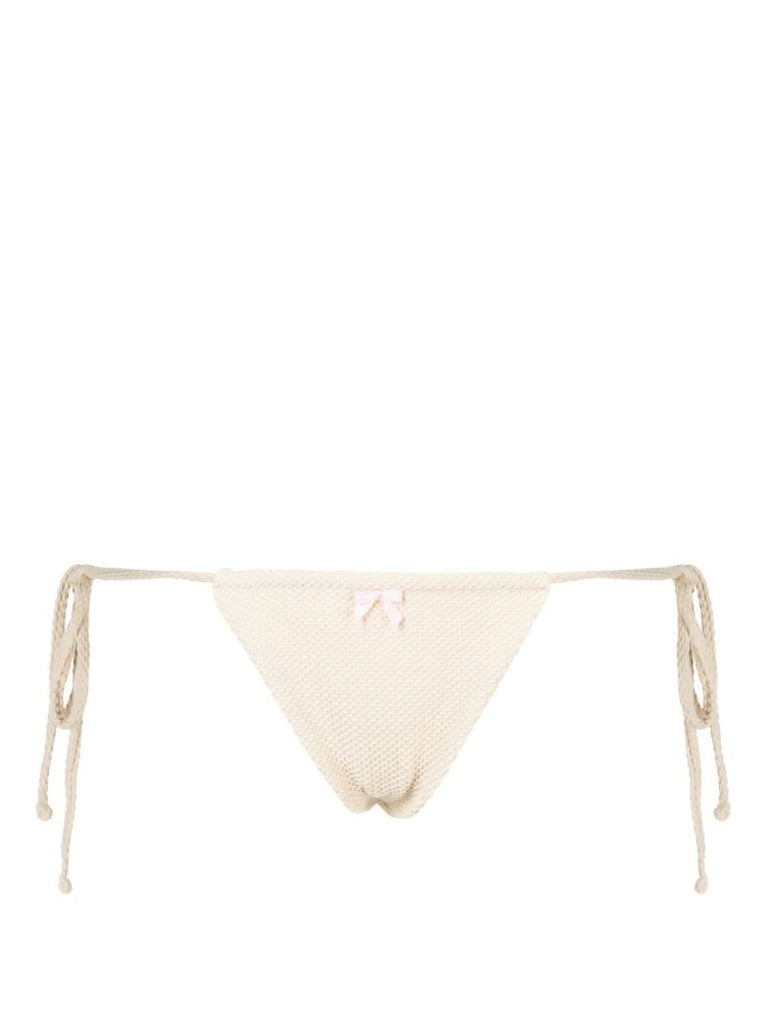 Neutral Tia Seersucker Bikini Bottoms