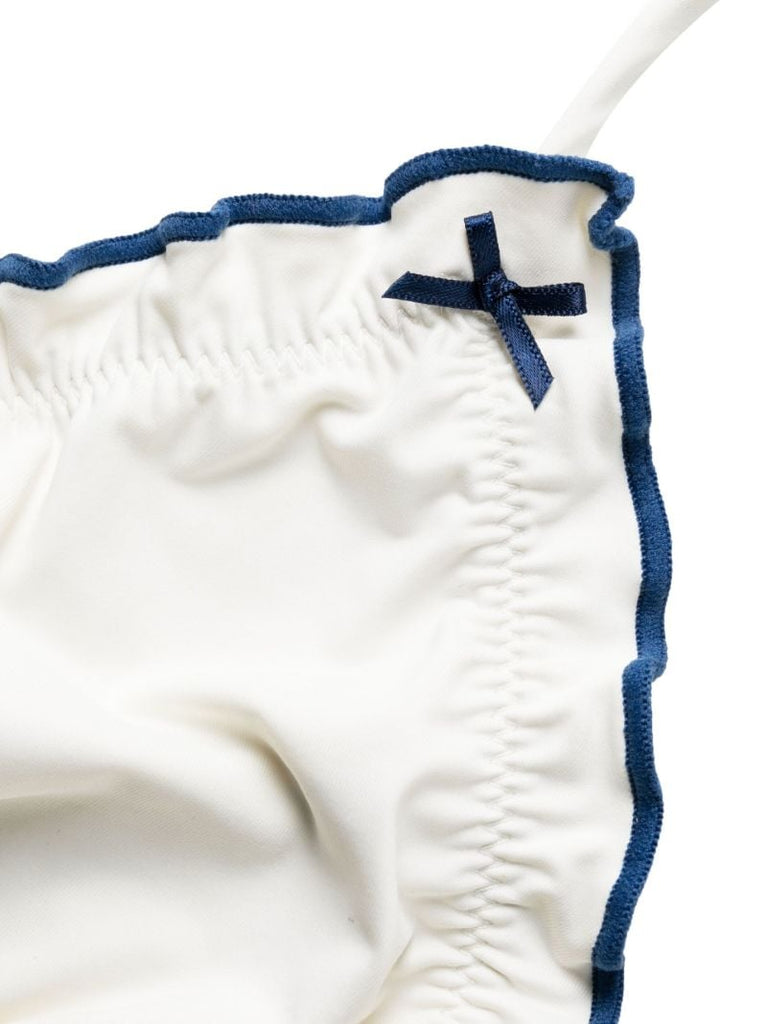 White Tidal Thermal Halterneck Bikini Top