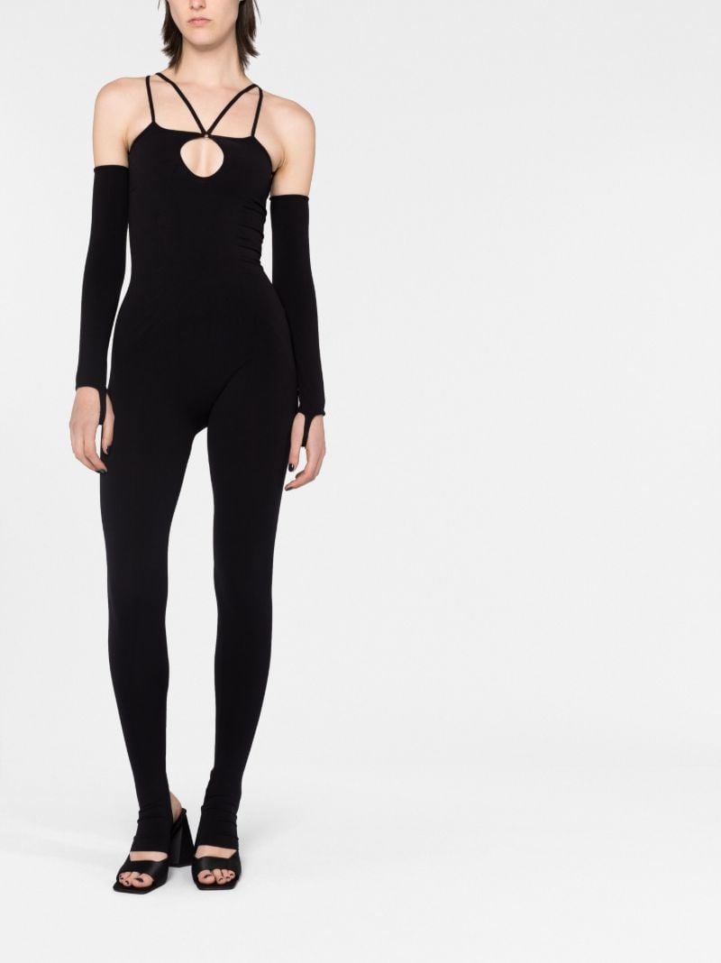 Black Cut-out Jumpsuit